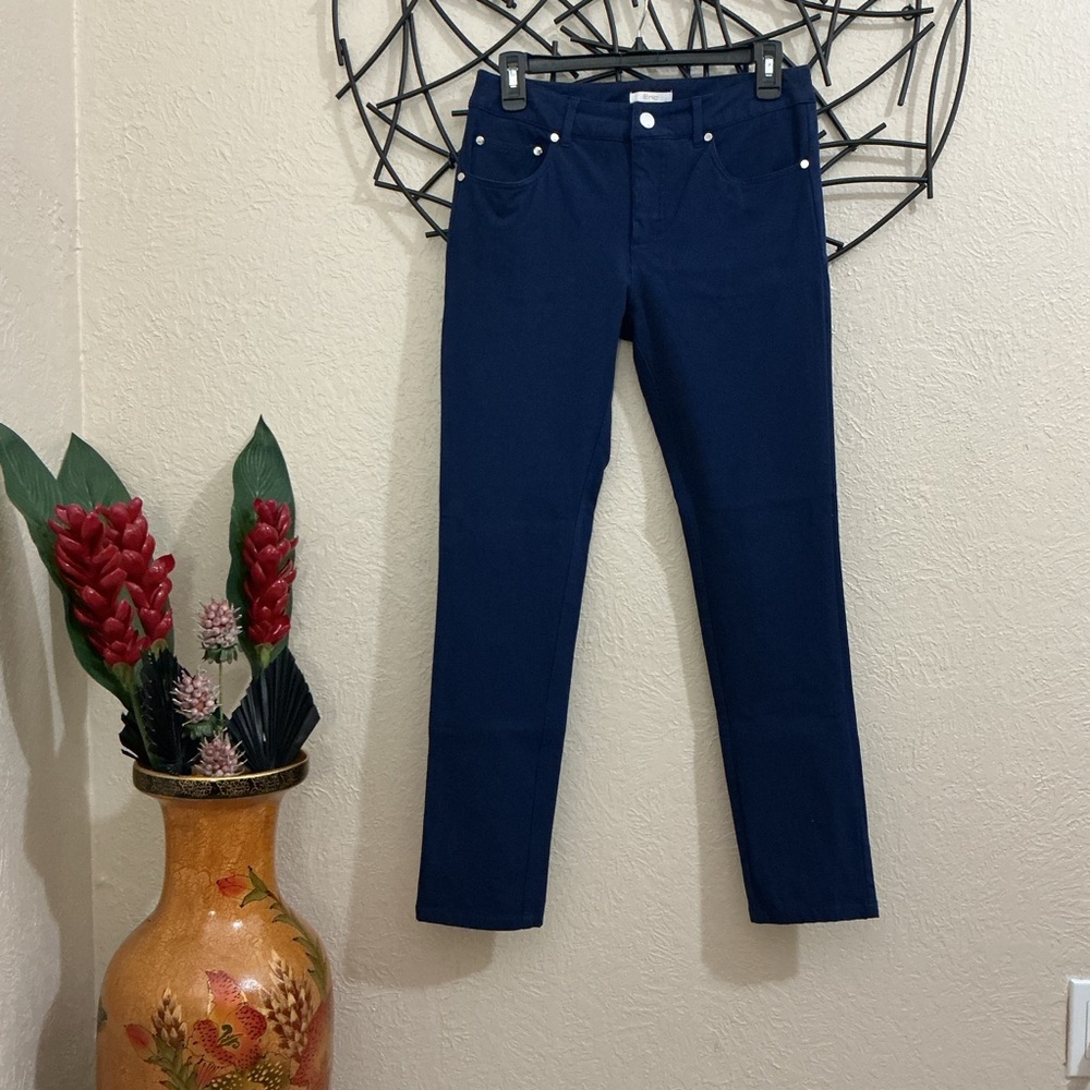 Eric Women's Stretch Skinny Jeans Royal Blue Size 4 - Picture 2 of 15